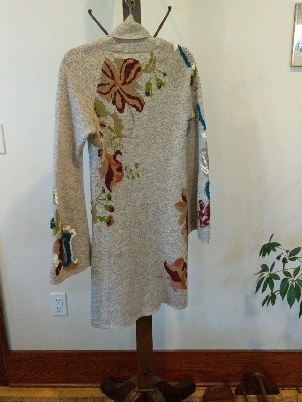 Anthropologie Knitted & Knotted Sweater Dress Women’s XS Petal Swing - Picture 11 of 11